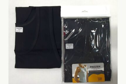 زیرپوش مردانه رکابی مشکی پنبه