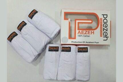 پادار مردانه سفید پنبه