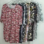 بلوز بزرگ ویسکوز گلدار آرش