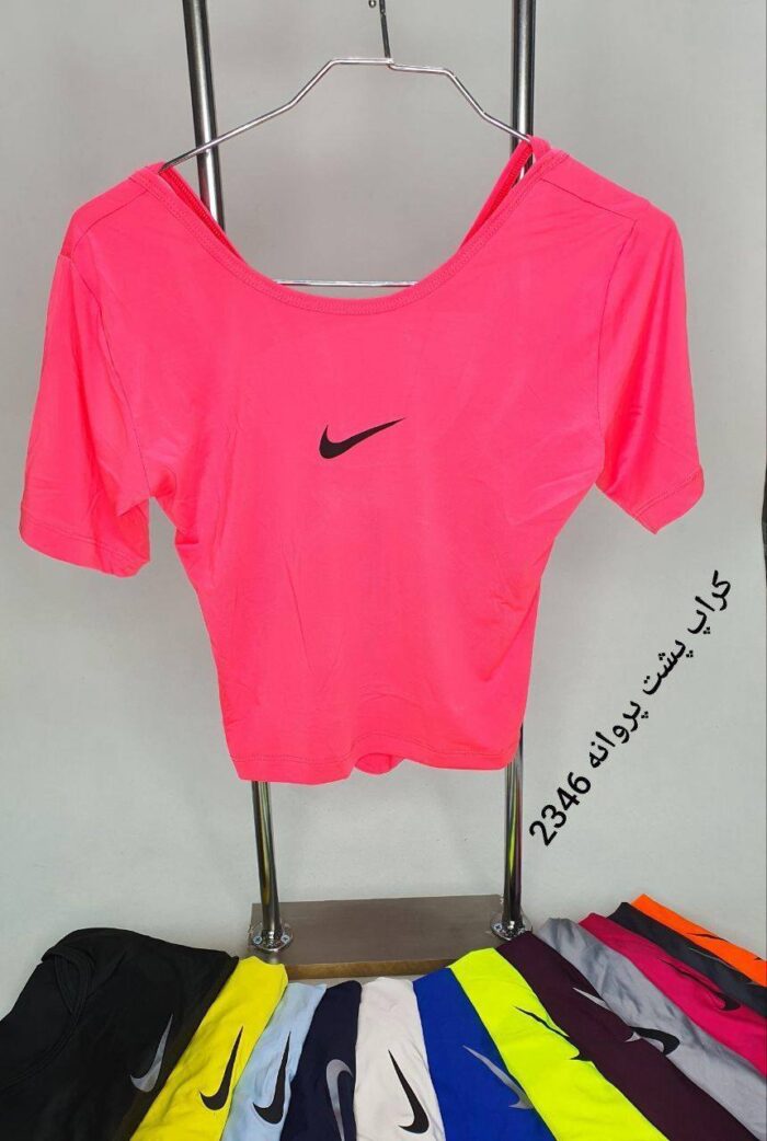 7206-1 بلوز کراپ پشت پروانه 2346 آدان - تصویر 1