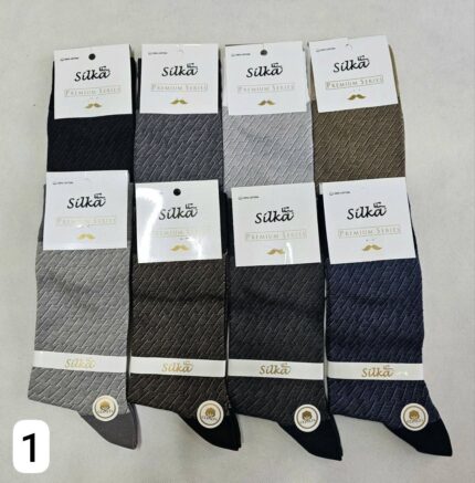 جوراب ساقدار مردانه کلاسیک سیلکا