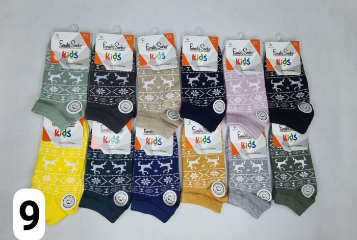 3780-9 جوراب مچی بچگانه 3تا6 فمیلی - تصویر 9