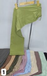 شلوار راسته پنبه جیب دار مغزدوزی آرش