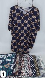 بلوز متوسط ویسکوز گلدار آرش - تصویر 3