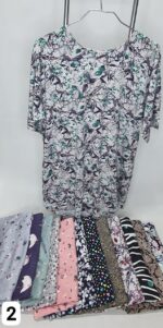 بلوز متوسط ویسکوز گلدار آرش - تصویر 2