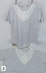 بلوز گیپور دار پنبه بزرگ آرش - تصویر 3