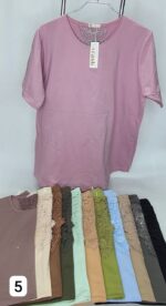 بلوز گیپور دار پنبه بزرگ آرش - تصویر 5