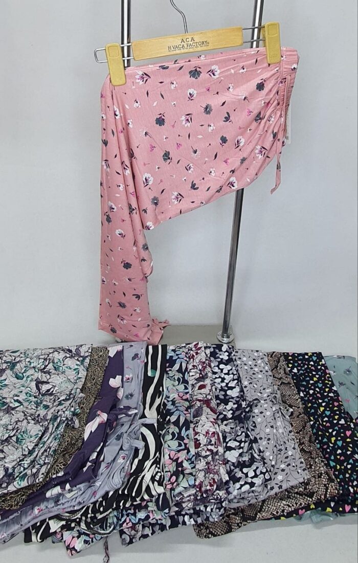 4432 شلوار برمودا ویسکوز گلدار آرش - تصویر 1