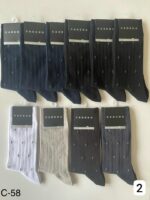 جوراب ساقدار مردانه کتان کادنو - تصویر 2