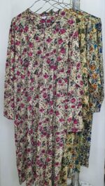 پیراهن آ.بلند ترمه 298 راکی - تصویر 3