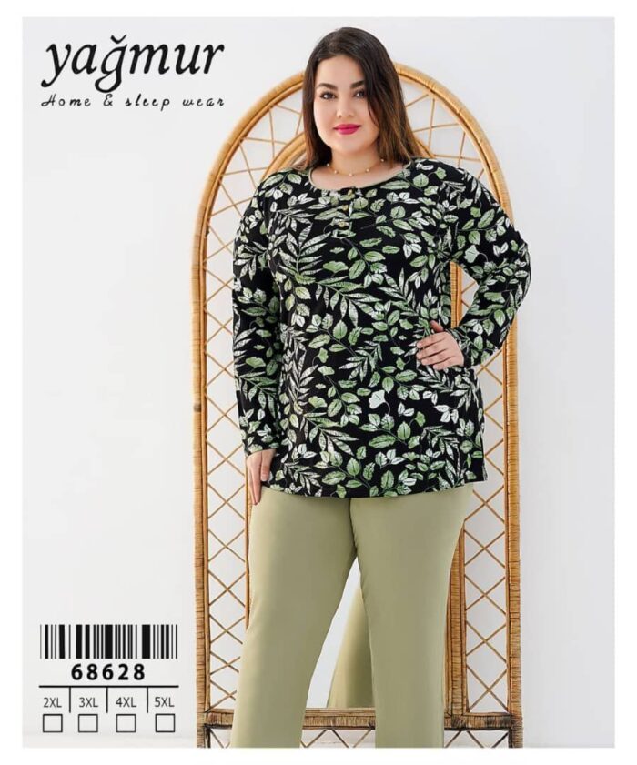 بلوز شلوار آ.بلند بزرگ یاغمور - تصویر 3