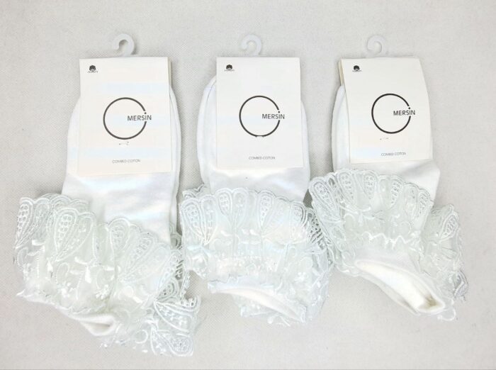 4202 جوراب زنانه لب تور دوگل مرسین - تصویر 1