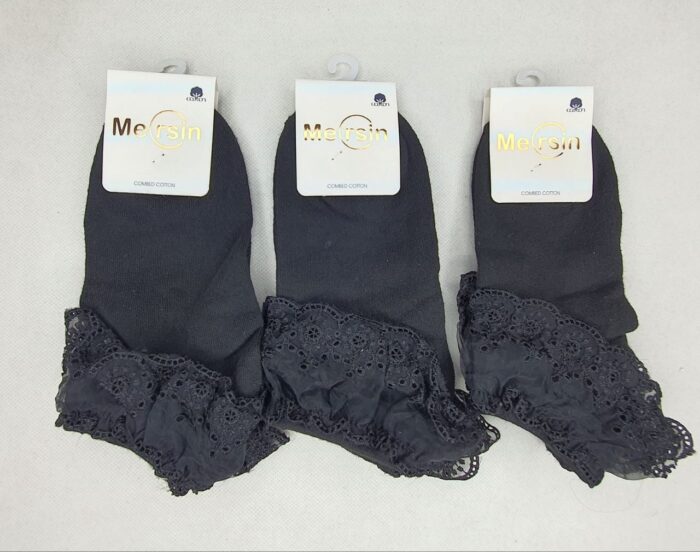 4202.1 جوراب زنانه لب تور دوگل مرسین - تصویر 3