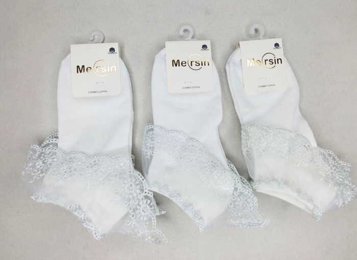 4202.2 جوراب زنانه لب تور دوگل مرسین - تصویر 2