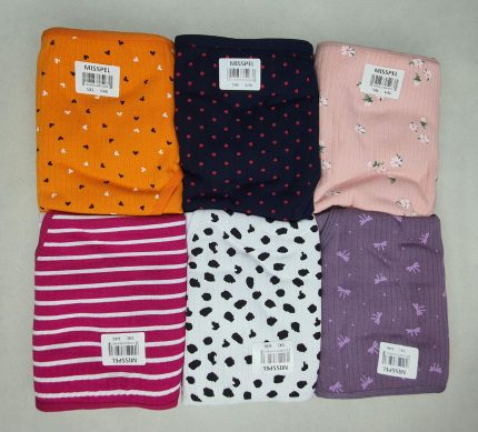 شورت زنانه کبریتی طرح دار میس پل